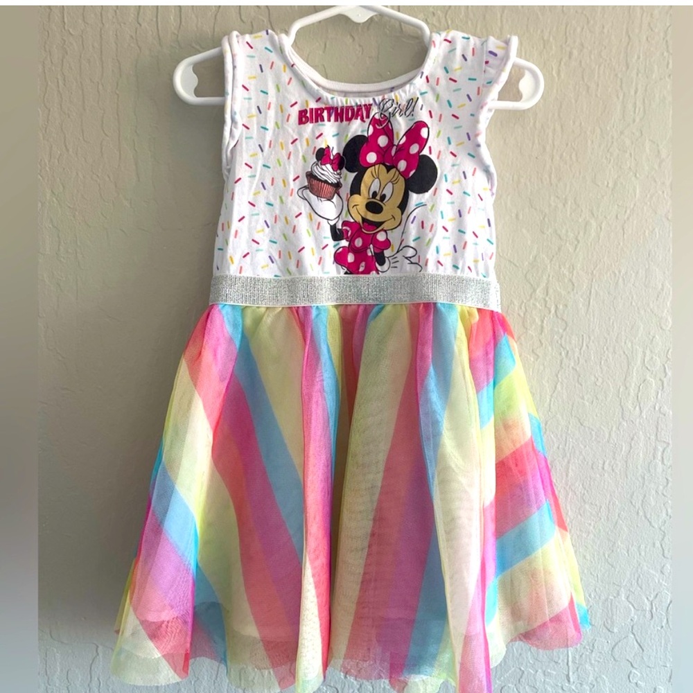 Birthday Minnie Mouse Toddler Dress